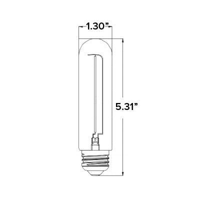 EiKO 09869 - LED2.5WT10/FIL/827-DIM-G7