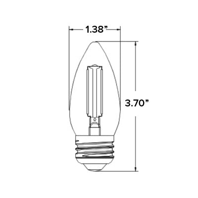 EiKO 09878 - LED5WB11E26/FIL/827-DIM-G7
