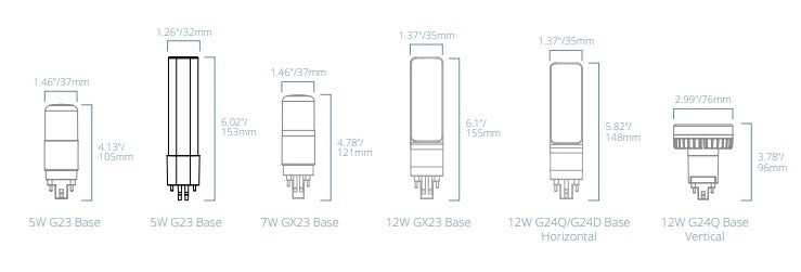 EiKO 10168 - LED12W4PH/G24Q/840DM-G7