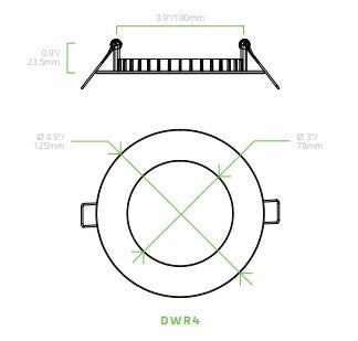 EiKO 12135 - DWR4/13W/9CCT5/120DT