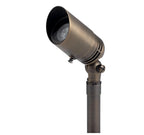 Kichler 15485CBR 12V MR16 adjustable landscape accent spotlight in centennial brass
