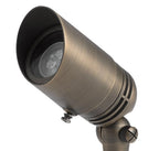 Kichler 15485CBR 12V MR16 adjustable landscape accent spotlight in centennial brass