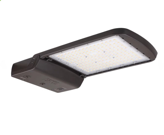 EiKO 15662 AAL2 LED area light with selectable wattage CCT and Type III IV V optics