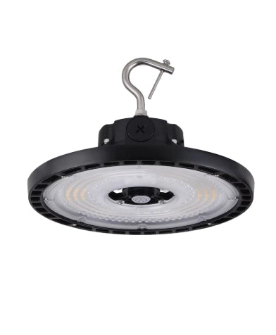 EiKO 15869 BAYE4 LED round high bay with selectable wattage and color temperature black finish