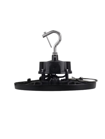 EiKO 15869 BAYE4 LED round high bay with selectable wattage and color temperature black finish
