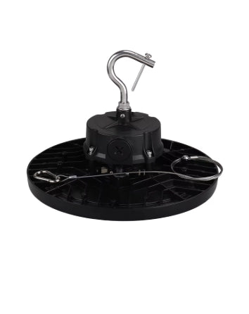 EiKO 15869 BAYE4 LED round high bay with selectable wattage and color temperature black finish