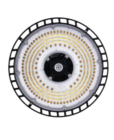 EiKO 15869 BAYE4 LED round high bay with selectable wattage and color temperature black finish
