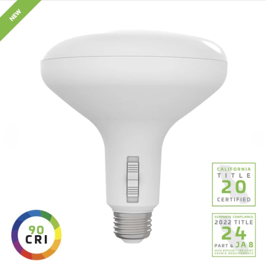 EiKO 16362 BR40 21W 5-CCT selectable dimmable LED flood bulb with E26 medium base