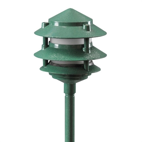 2033-F-GN | Evergreen Pagoda Light - 120v Green | USALight.com
