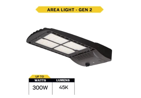 Halco 25403 SekTor G2 LED area light with selectable wattage and color temperature bronze finish