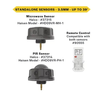Halco 37314- HSN-SEN-PIR-DAY-010-3.5-BK