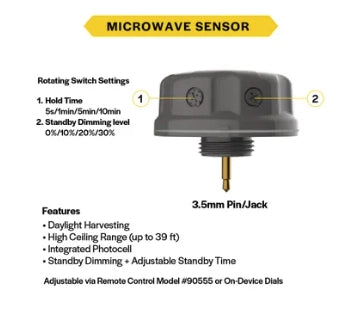 Halco 37315 - HSN-SEN-MS-DAY-010-3.5-BK