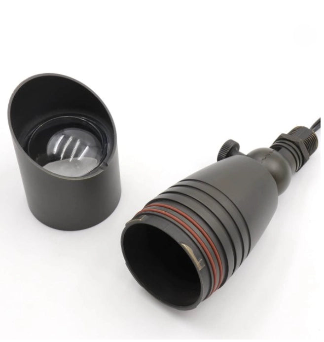 CLS AL02B-BK solid brass up light in gun metal black