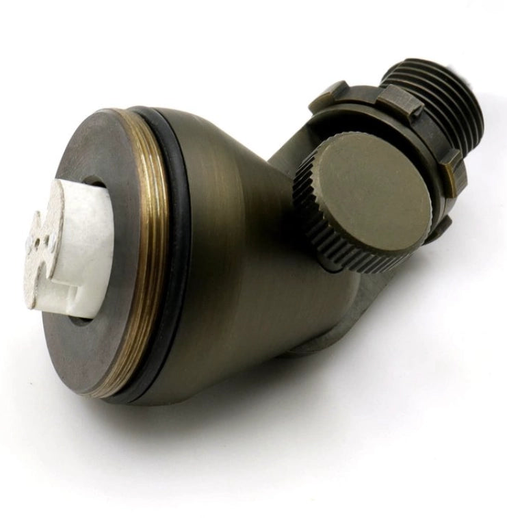 CLS AL13B solid brass up light in light bronze