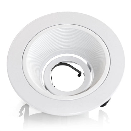 B1401W-WH | 4" Stepped Baffle Trim - Regressed | USALight.com