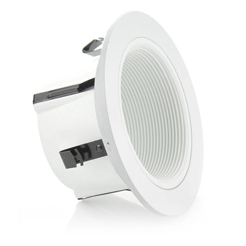 B401W-WH | 4" Stepped Baffle Trim - Regressed | USALight.com