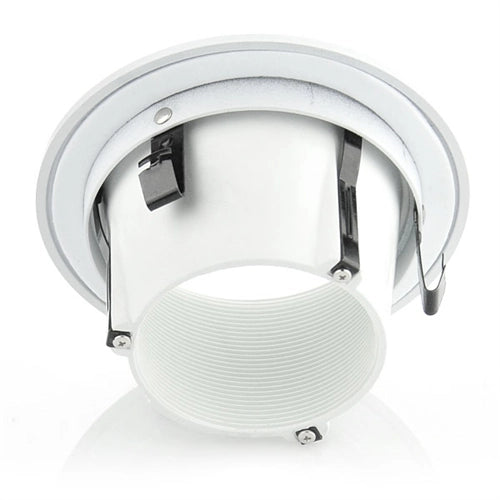 B401W-WH | 4" Stepped Baffle Trim - Regressed | USALight.com