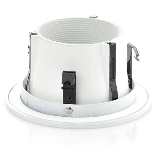 B401W-WH | 4" Stepped Baffle Trim - Regressed | USALight.com