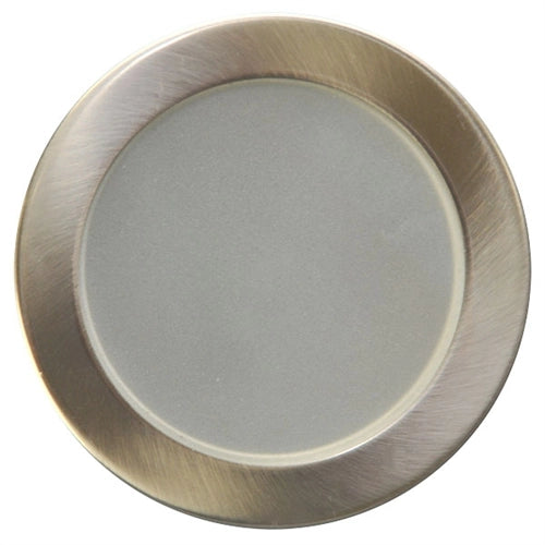 B437SN | 4" Smooth Frost Shower Trim - Satin | USALight.com
