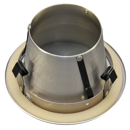 B437SN | 4" Smooth Frost Shower Trim - Satin | USALight.com