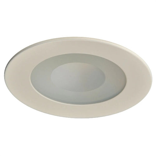 B462W-WH | 4" Reflector Shower Trim with Semi-Frosted Lens | USALight.com
