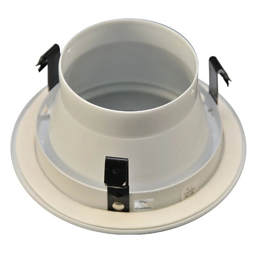 B462W-WH | 4" Reflector Shower Trim with Semi-Frosted Lens | USALight.com