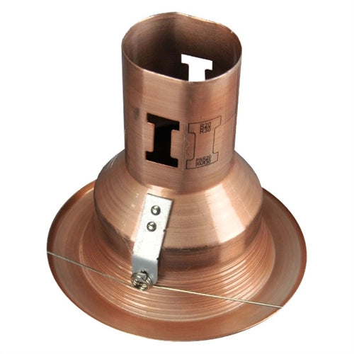 B530CP-CP | 5" Air Tight Stepped Baffle Trim - Copper | USALight.com
