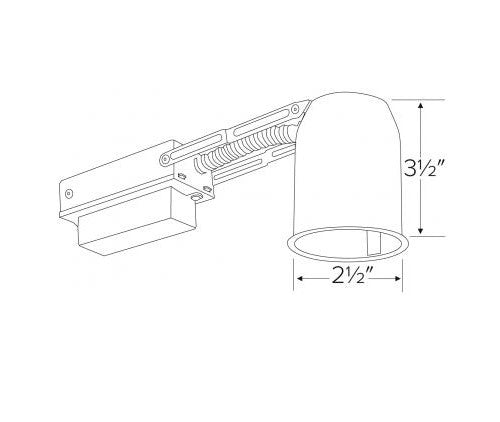 ELCO E2LC175RICA 2 inch IC airtight remodel housing