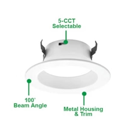 EnVisionLED ECV-RDL-4-10W-5CCT-WH-SM