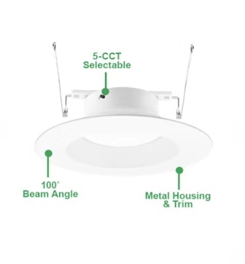 EnVisionLED ECV-RDL-5/6-15W-5CCT-WH-SM