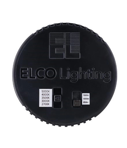 ELCO EL475CT5DW, 4in 0-10V LED insert, 5-CCT and 3-lumen switch, white finish recessed LED light