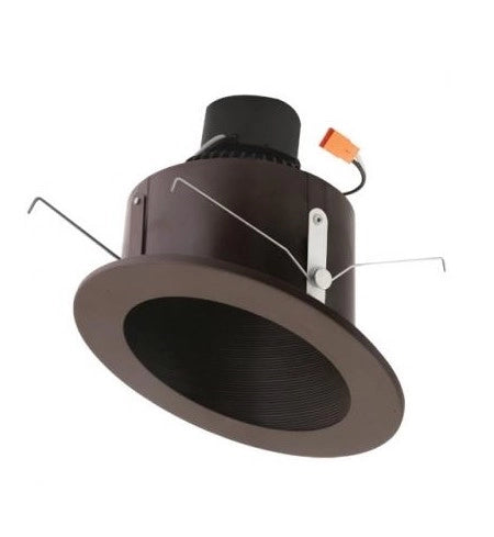 ELCO EL713CT5BZ 6in sloped ceiling LED baffle insert, 15W, 5-CCT selectable, bronze finish