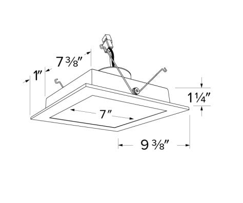 ELCO EL881CT5W 6" LED downlight