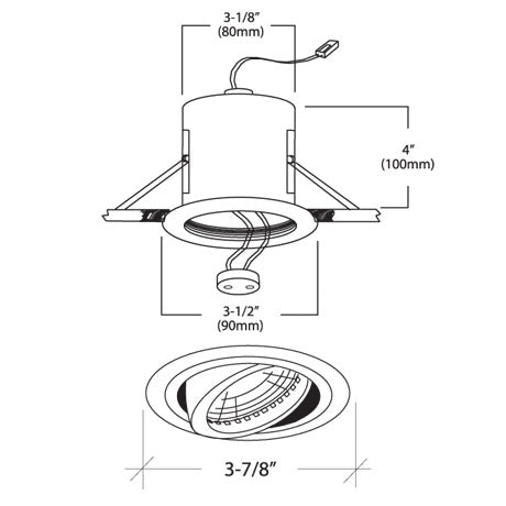 EM-208CP | Mini Gimbal Ring Cabinet Light | USALight.com