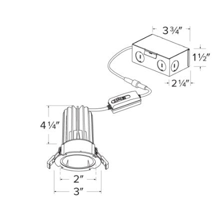 ELCO ERT2HL10CT5 LED downlight