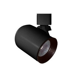 photo of Elite ET227-ABK Round Back Track Light - Line Voltage - 50W Max. - 120V - GU10 - Black/Black