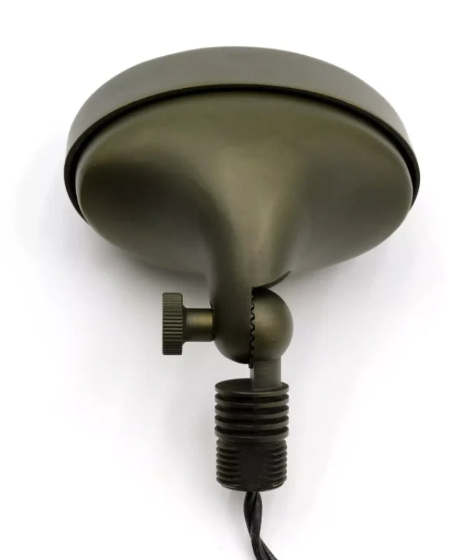 CLS FL30B solid brass mini flood light in light bronze