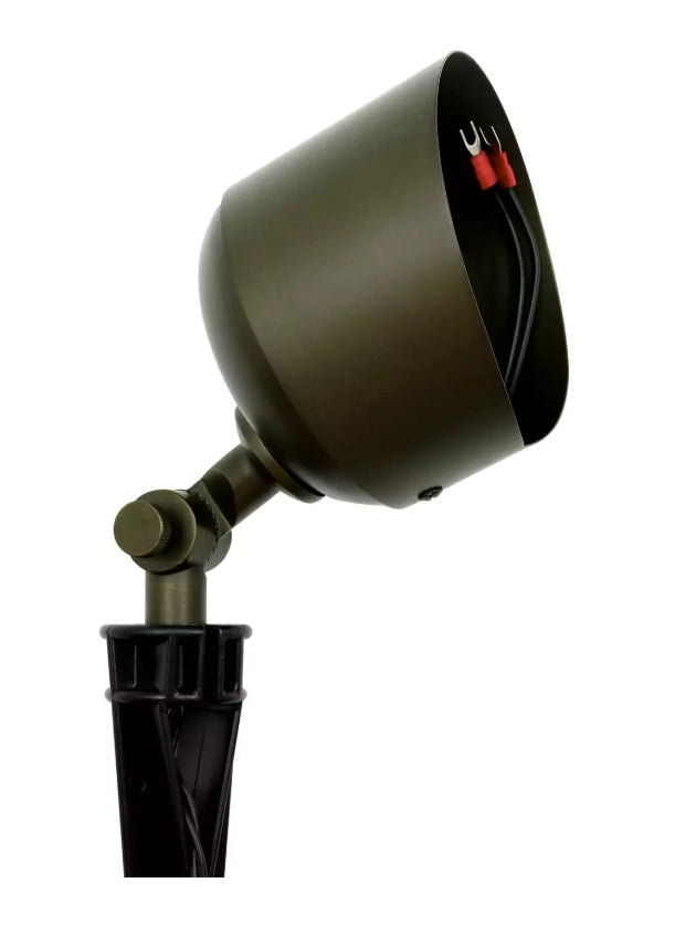 CLS FL32B solid brass PAR36 flood light in light bronze