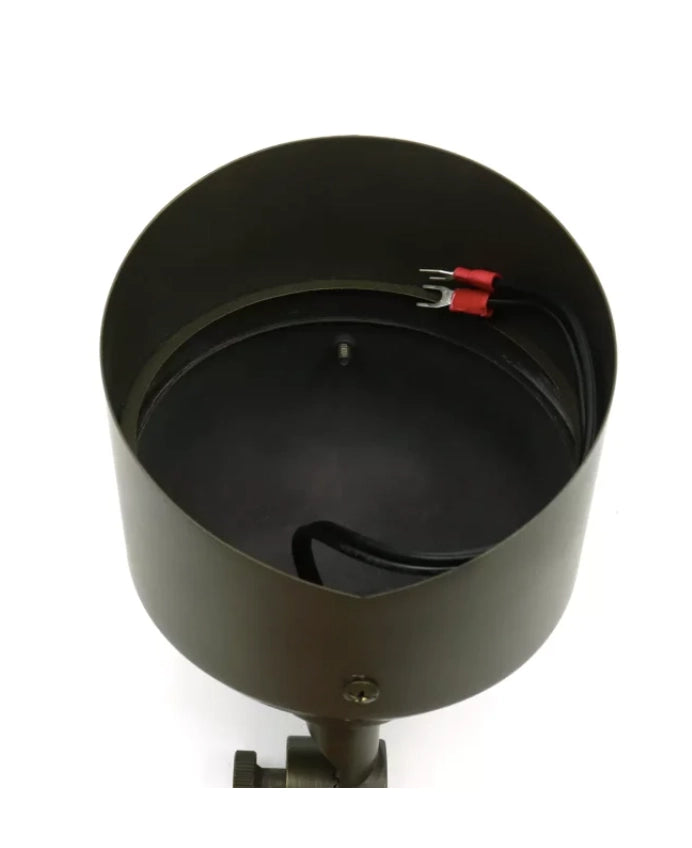CLS FL32B solid brass PAR36 flood light in light bronze
