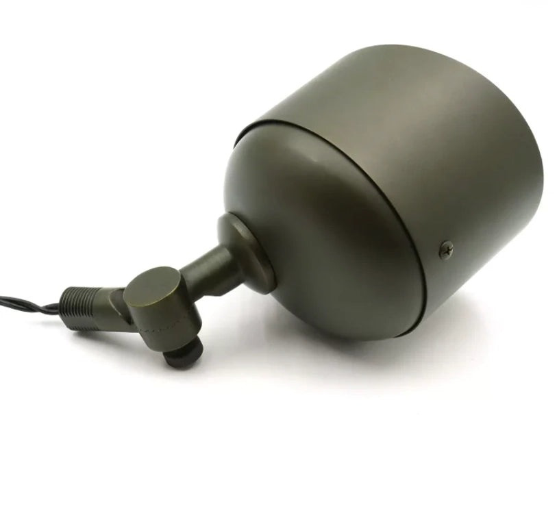 CLS FL32B solid brass PAR36 flood light in light bronze