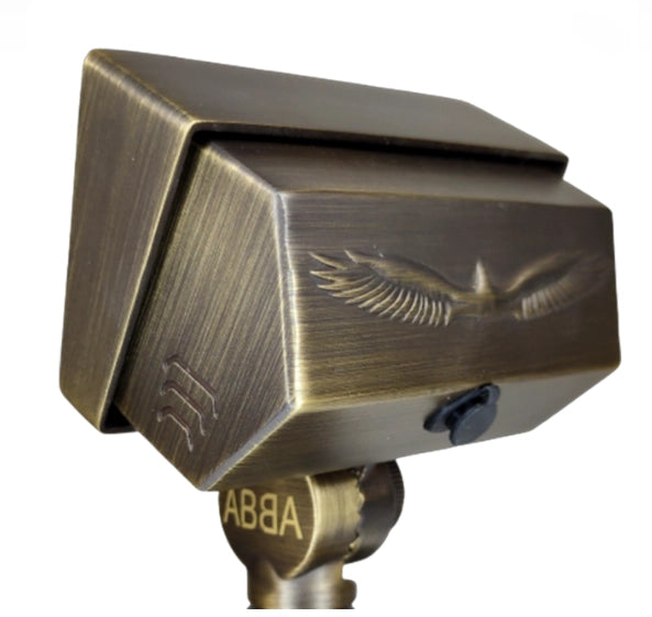 ABBA FPBCC04-NB cast brass flood light