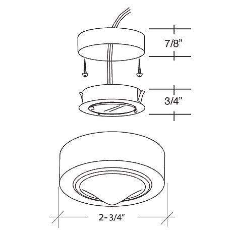 HU-08 | Surface Undercabinet Light | USALight.com