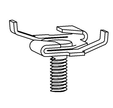 Griplock Systems HX-T-CLIP-BA-4-16-W