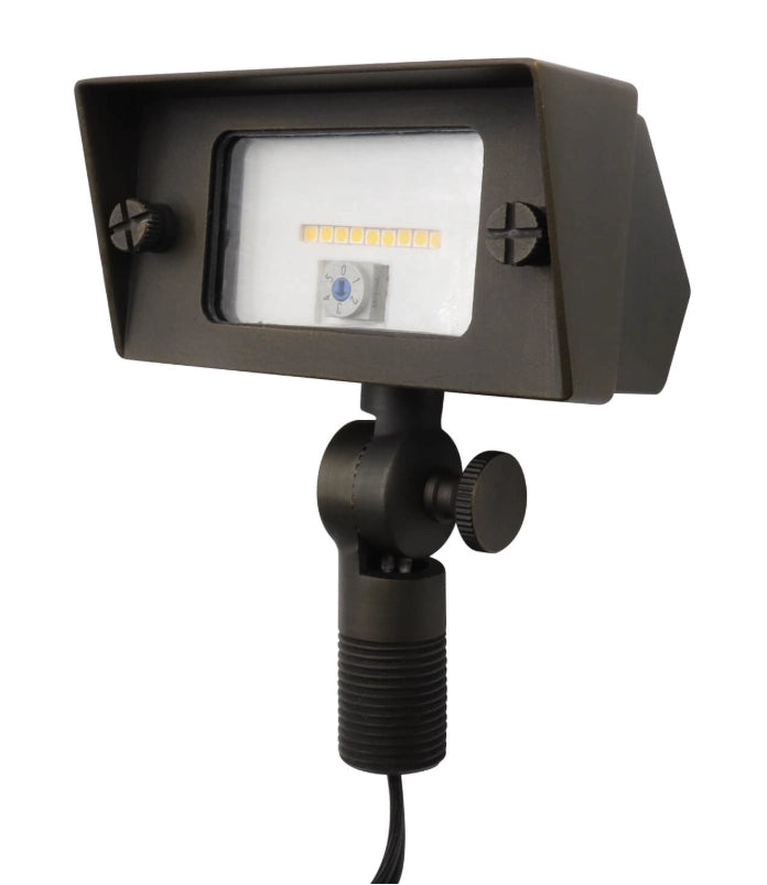 CLS IFL01 solid brass flood light in light bronze