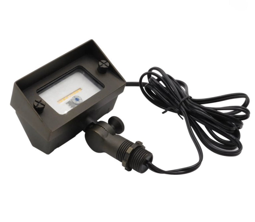 CLS IFL01 solid brass flood light in light bronze