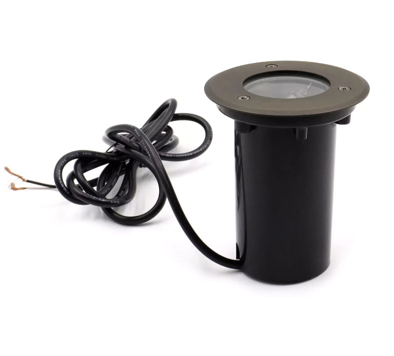 CLS IGL08B solid brass mini well light in bronze