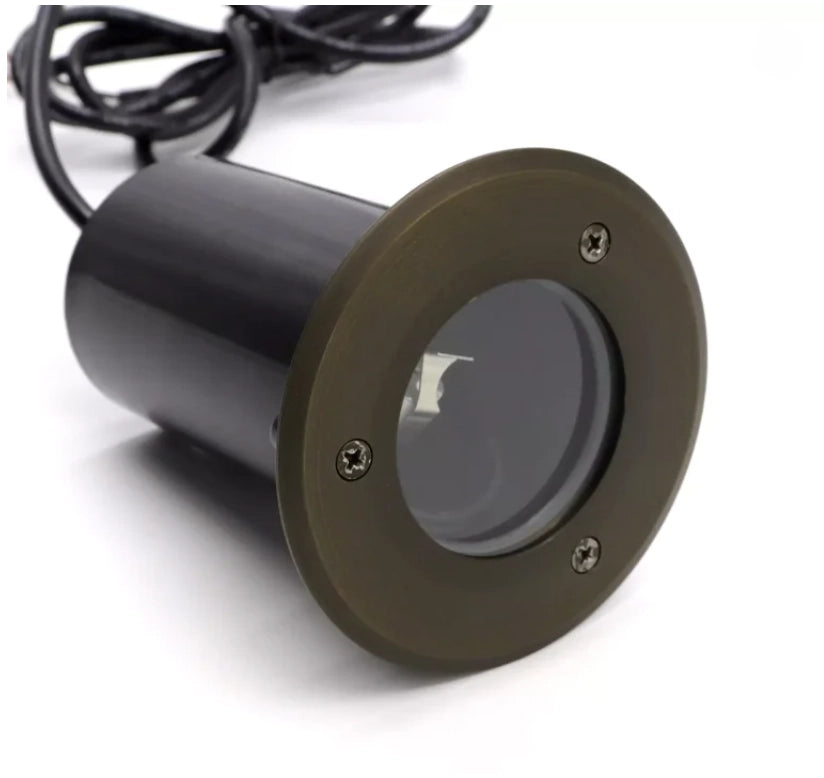 CLS IGL08B solid brass mini well light in bronze