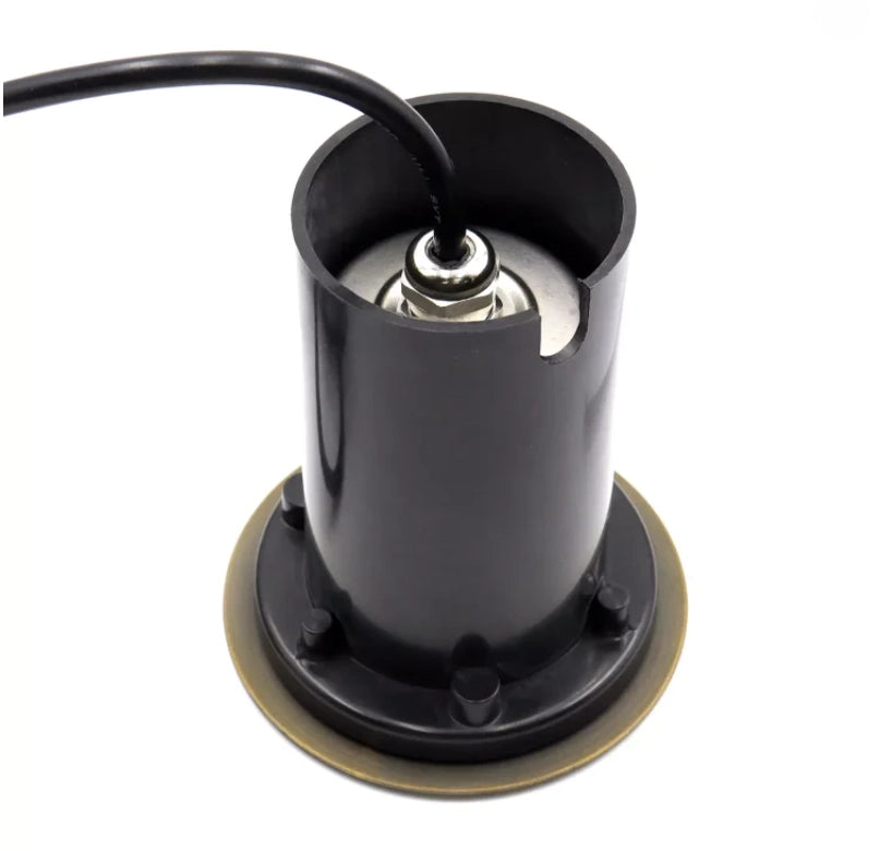 CLS IGL08B solid brass mini well light in bronze