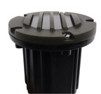 CLS IGL17B louvered solid brass well light in bronze