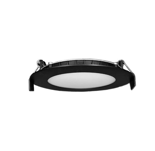 Lotus LB4R/41K/BK 4in 11W LED super thin recessed downlight, 4100K, black trim, smooth reflector